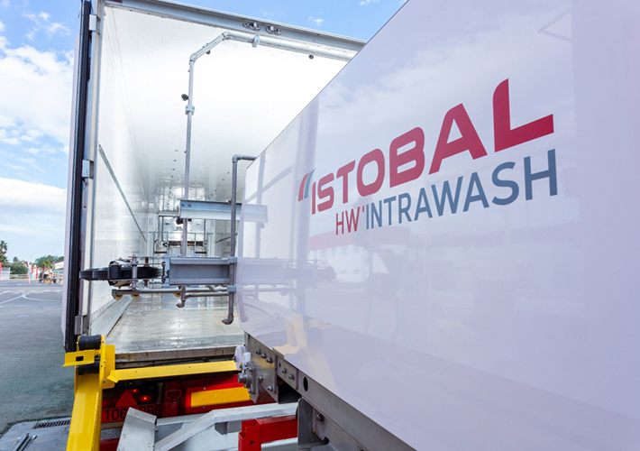 Foto ISTOBAL logra una desinfección eficaz y más segura en la limpieza interior de camiones frente al lavado manual y reduce en un 60% el tiempo medio de limpieza.